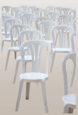 Chaises Plastiques Blanches