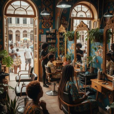 LISSAGER, salon de coiffure