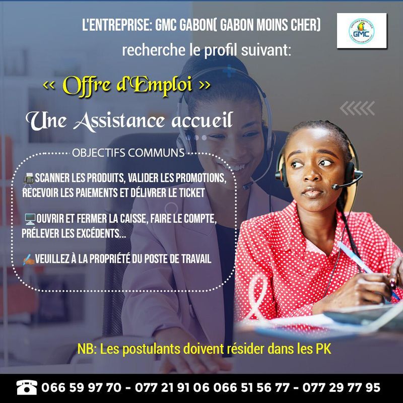 OFFRE Assistante Accueil