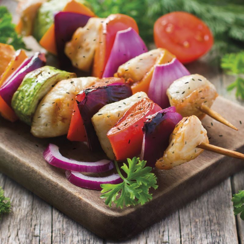 Brochette de filet mignon de Porc Mariné