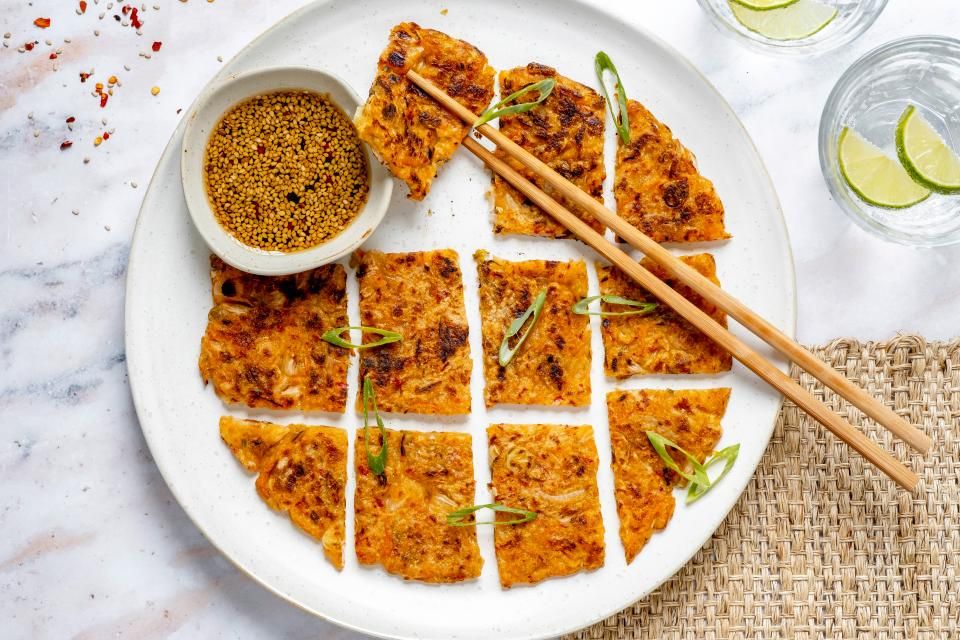 Kimchijeon (omelette coréenne au kimchi)