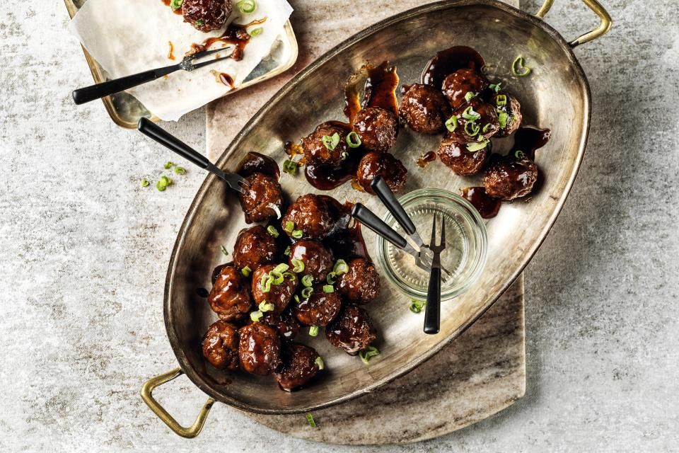 Boulettes de viande laquées