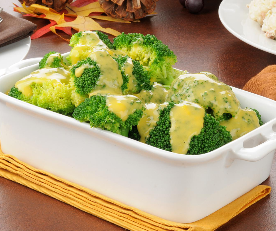 Broccoli w/cheese sauce