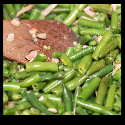 Green Beans, w/bacon &amp; onion