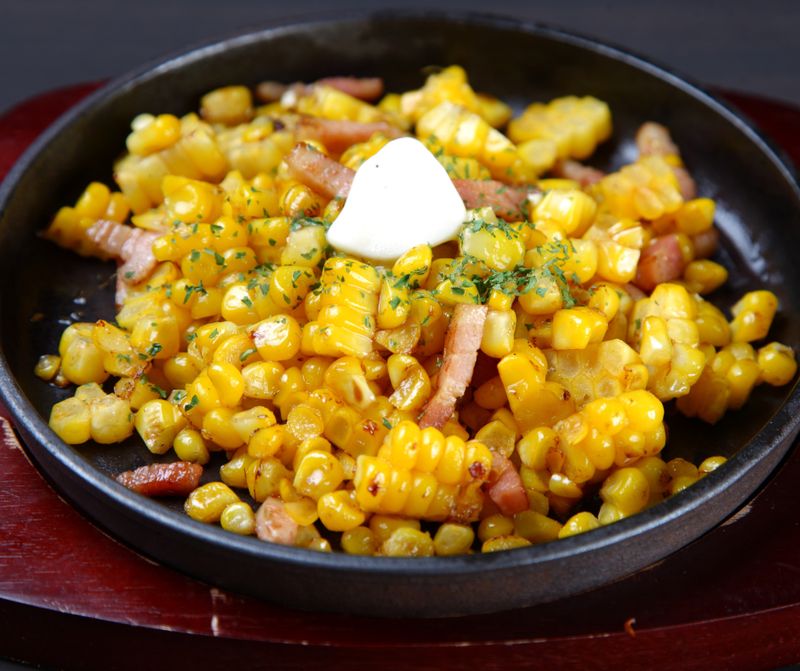 Corn, Buttered w/Bacon (15 Servings)