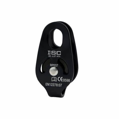 Micro Single Pulley 28kN with 28kN Rated Bridge, Black