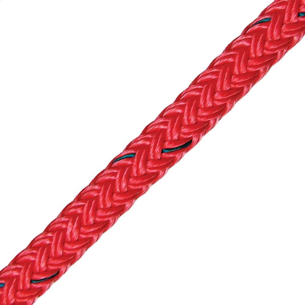 SAMSON STABLE BRAID ROPE RED 1/2&quot; X 150&#39;