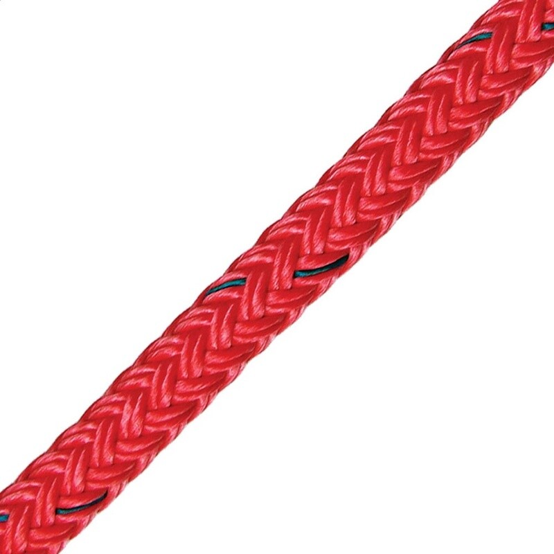 SAMSON STABLE BRAID ROPE RED 1/2&quot; X 150&#39;