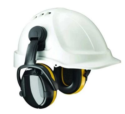 SECURE 2 HELMET MOUNTED MUFF 24 NRR YELLOW BLACK DIELECTRIC