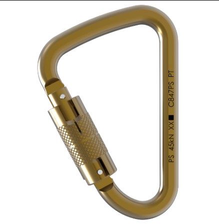 Pensafe Steel Rigging Carabiner, Locksafe/ Triple Action