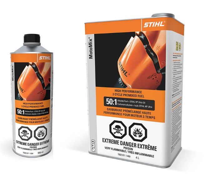 Stihl Moto Mix 2-Cycle Pre-Mixed Fuel, Size: 950 mL