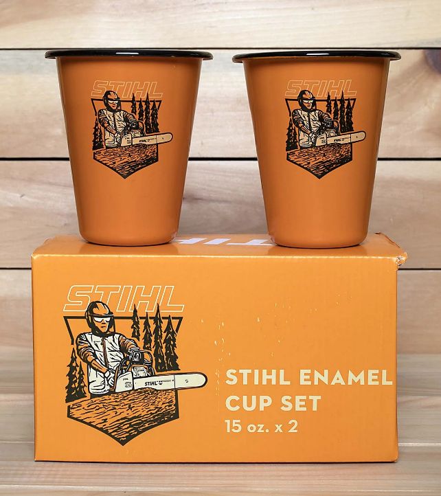 Stihl Enamel Cup Set (2)