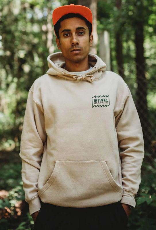 Stihl Hoodie Beige/Green