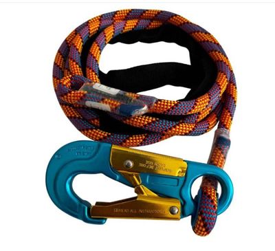 10&#39; KernMaster Positioning Lanyard with USR Blue Hook &amp; 2&#39; Chafe