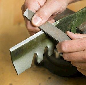 Mower Blade Sharpening - OFF