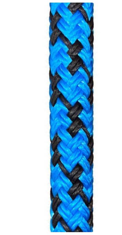 ABL. 1/2&quot; COATED AB-DOUBLE POLYESTER BULL ROPE X 150&#39;