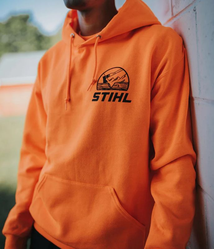 Stihl ALM Hoodie Sweatshirt- Orange