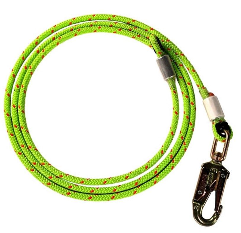 Wire Core Swivel Snap Flipline 1/2&quot; x 10&#39;