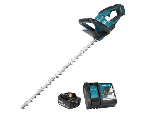 Makita 18V LXT Brushless 24&quot; Hedge Trimmer, 5.0 Ah x1Kit