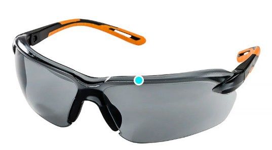 ST1000S SAFETY GLASSES SMOKE 7002-884-0342