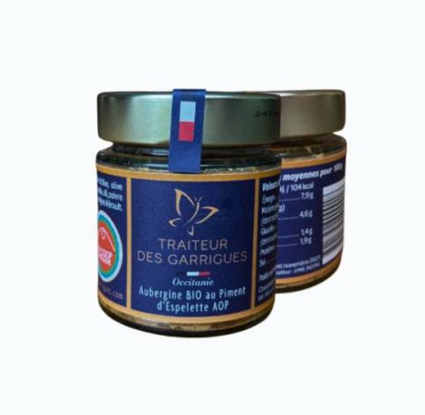 Bocal Aubergines piment d'espelette