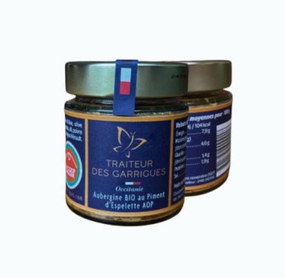 Bocal Aubergines piment d'espelette
