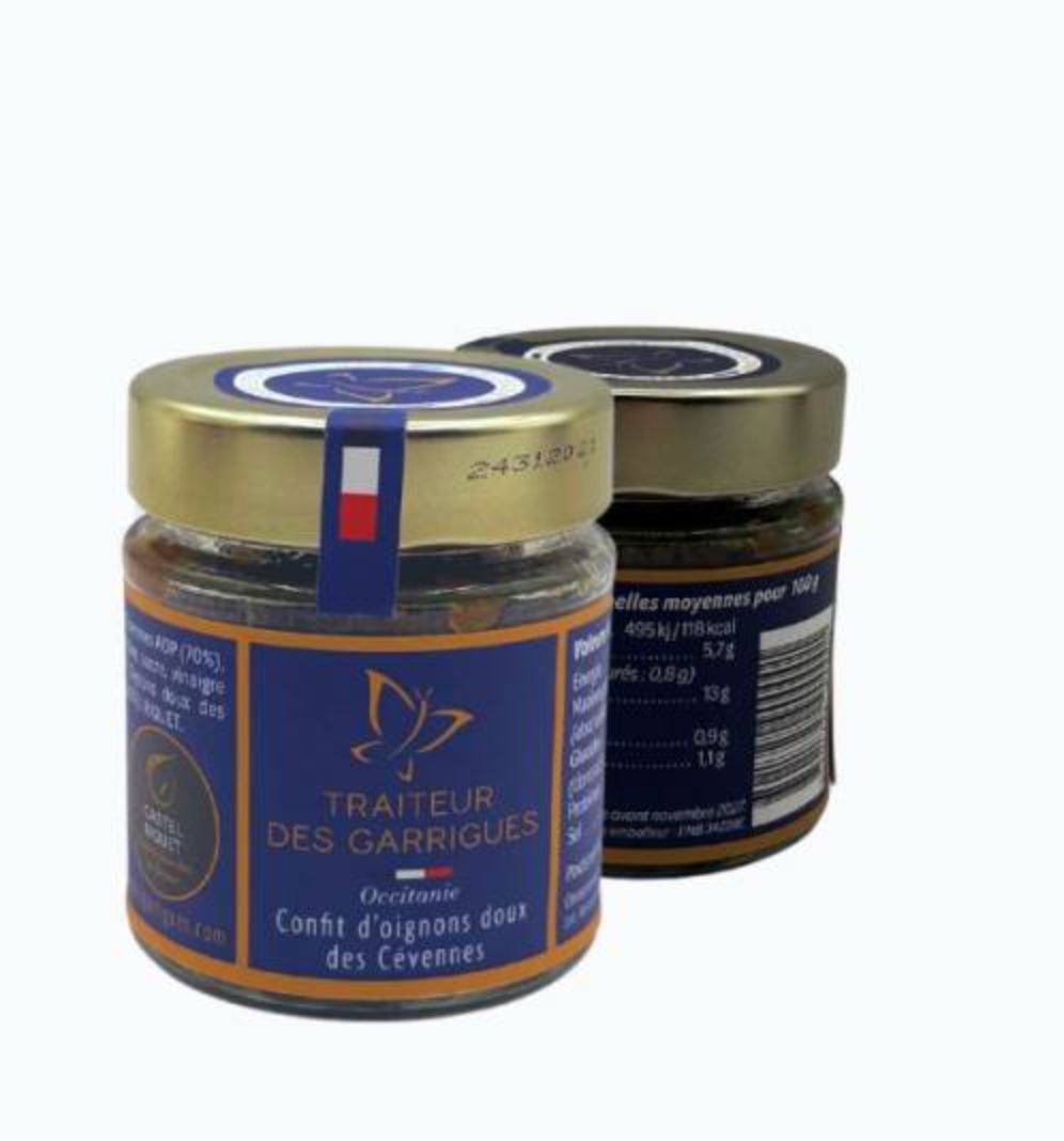 Bocal de confie d ognon doux des Cévennes