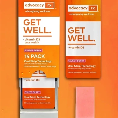 Get Well - Vitamin D3 Wellness Supplement - (14 pack)