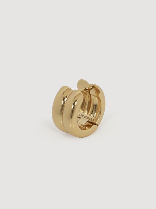 Ferdi Double Huggie Earring Gold