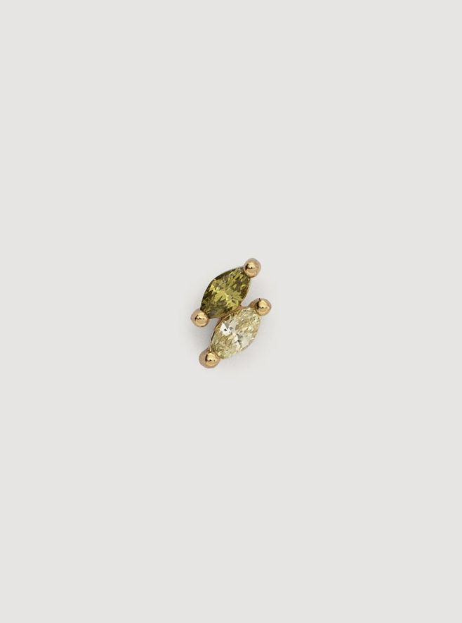 Jolie marquise olivine earring gold