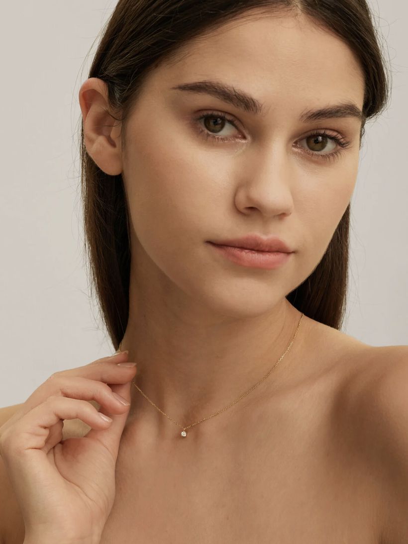 Ketting Romee extra fine chain strass