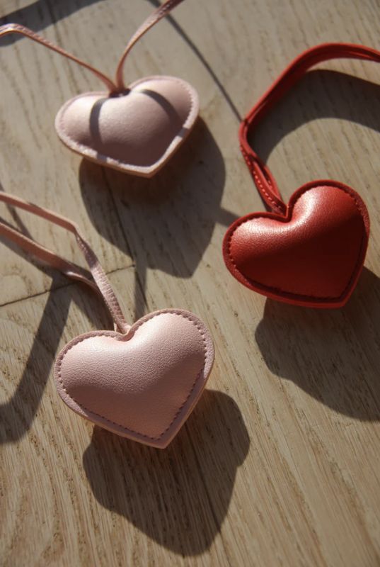 Keychain heart red