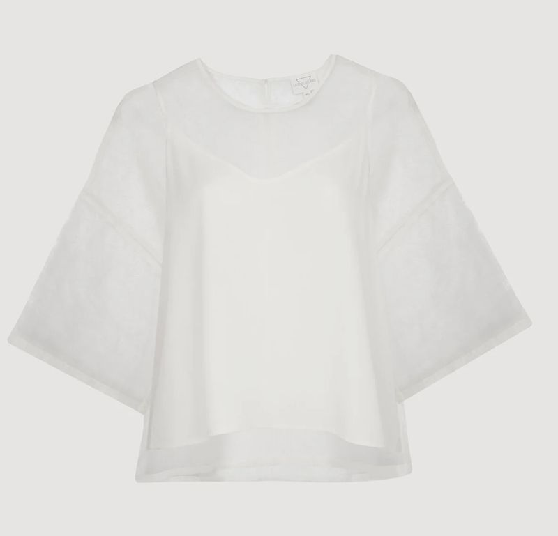 Antonio Organza Top