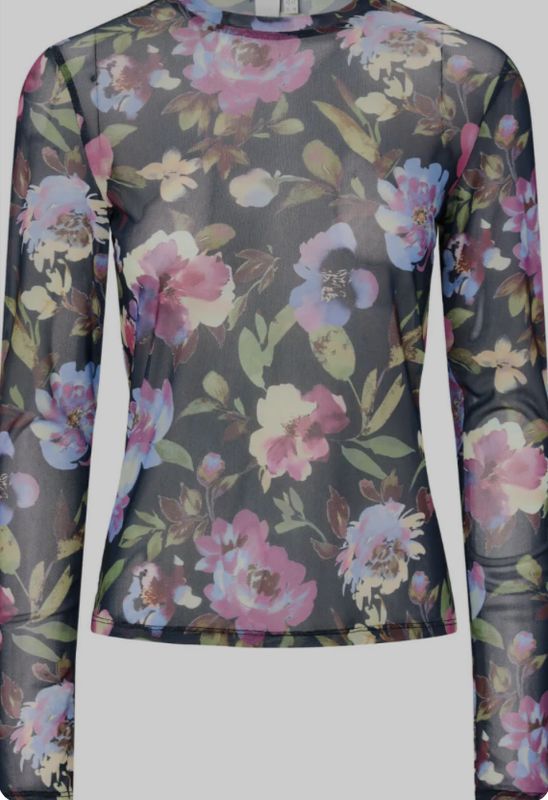 YASHANNAH LS MESH TOP - PB