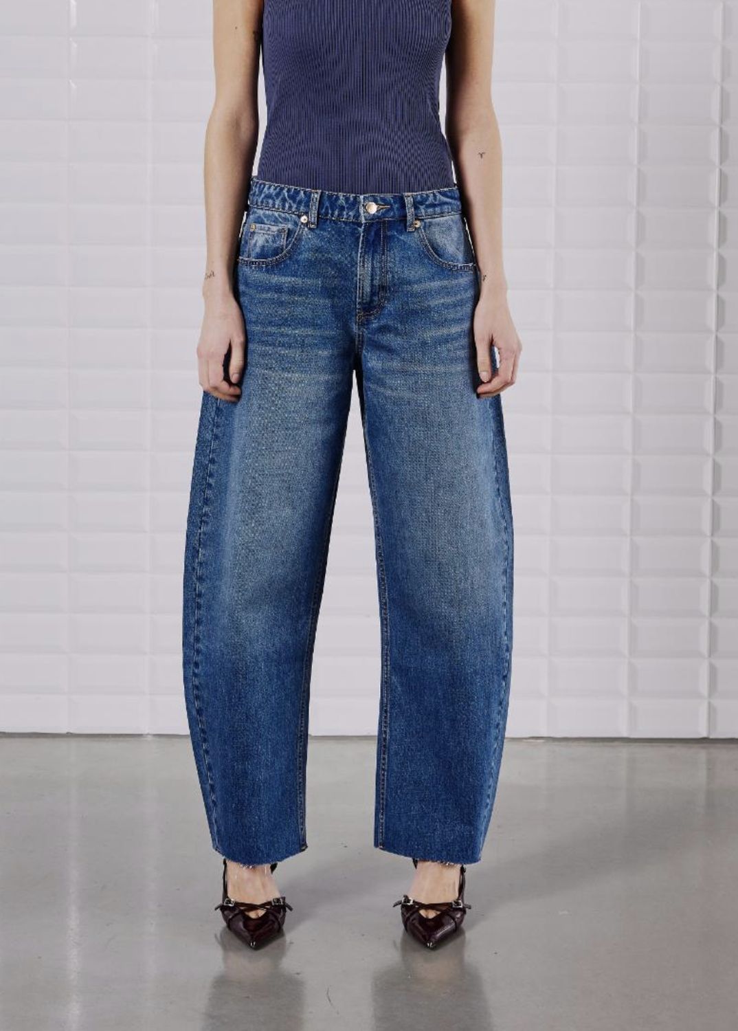 WBLPeyton Barrel Leg Jeans