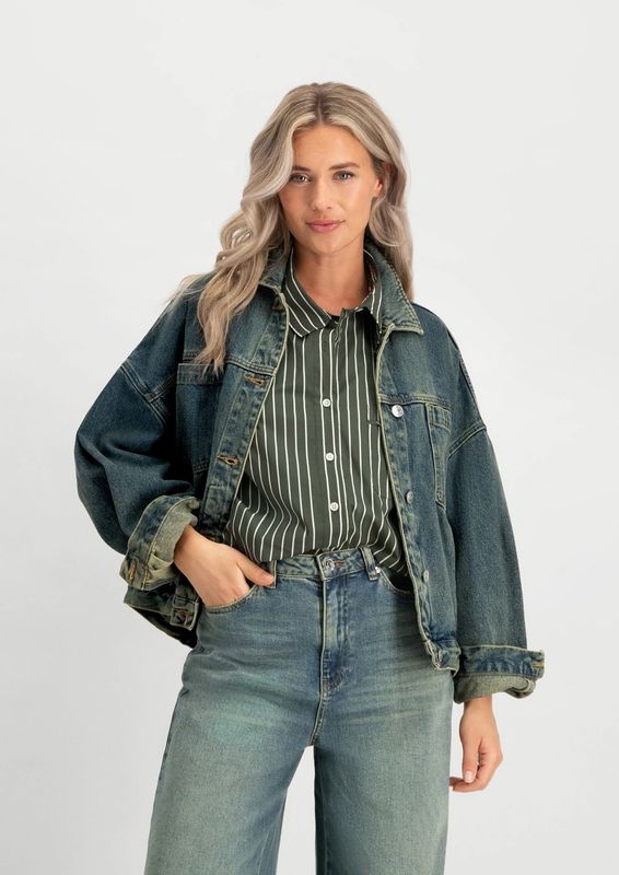 sasha dnm jacket polar blue