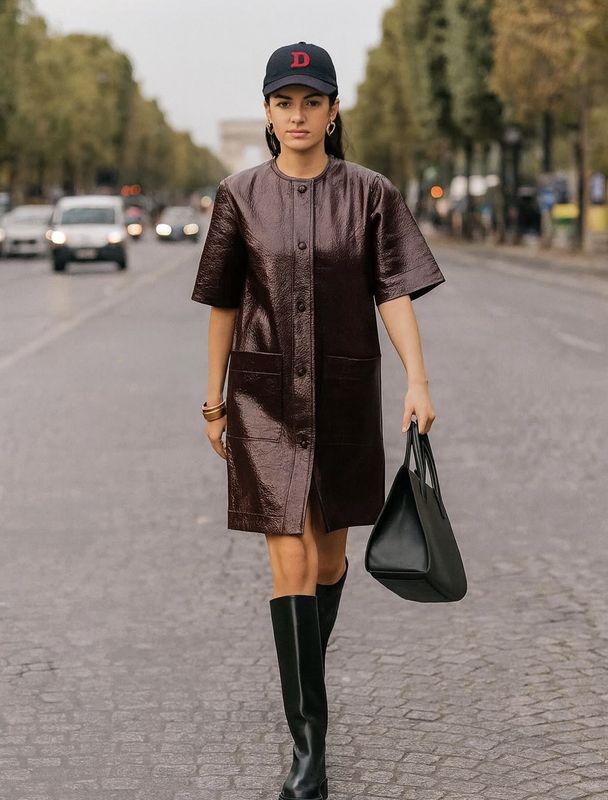 Leather dress Dito