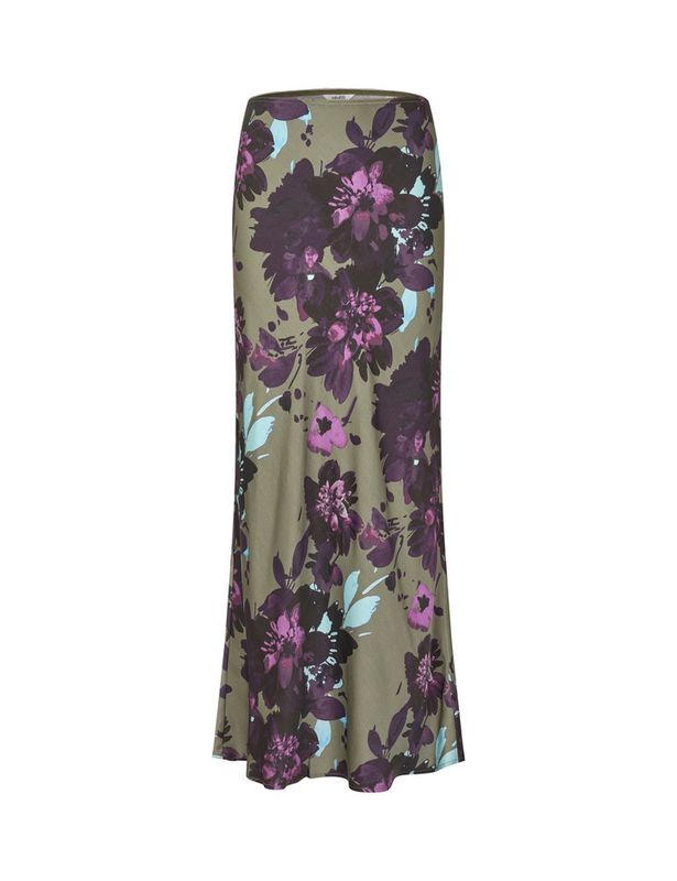 Malira-M Camellia Print Skirt