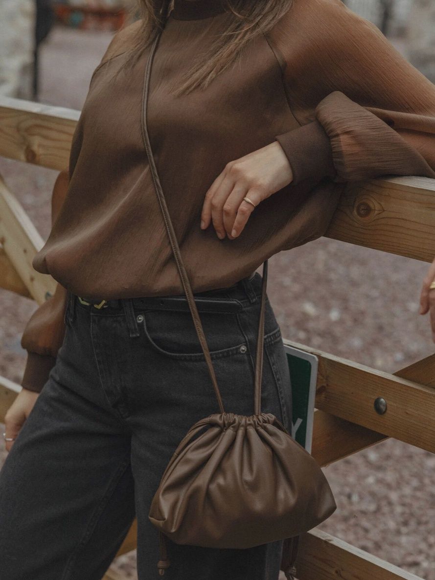 Carly vegan leather clutch