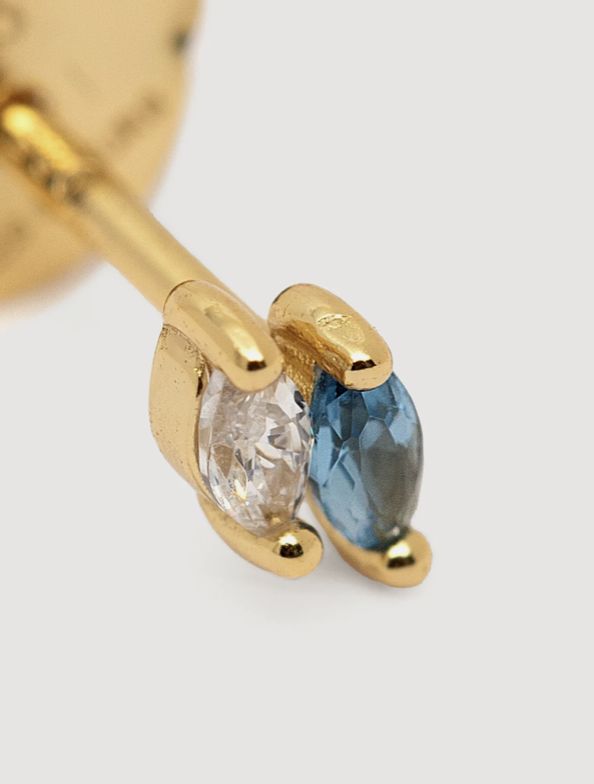 Jolie Marquise Blue earring