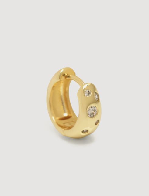 Jazz strass earring gold