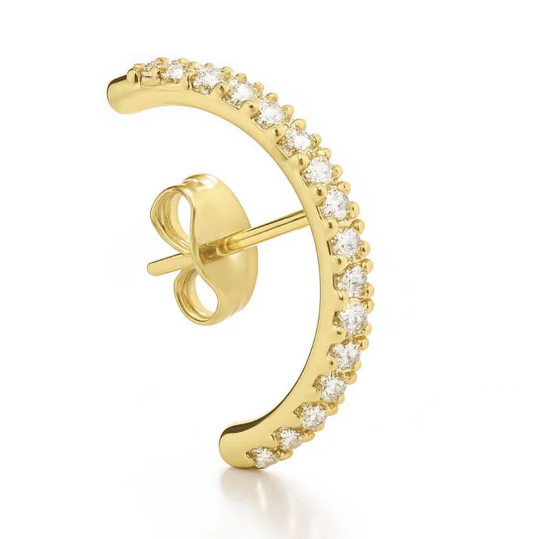 Diamond hug earstud