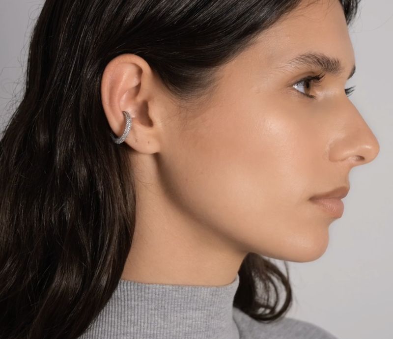 Kos diamond earcuff goud