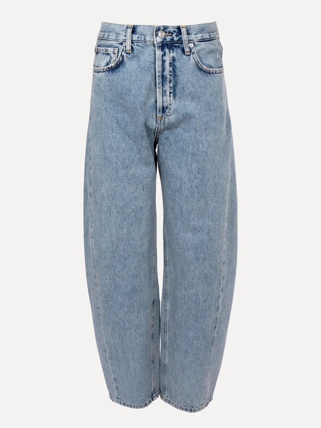 Meryl balloon denim, Kleur: mid blue, Size: 25