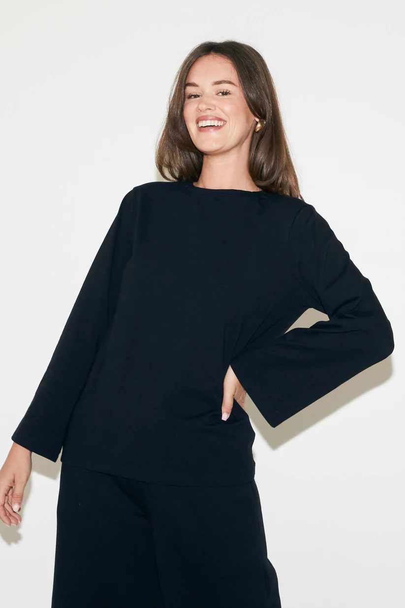 Amy T-shirt RE/BORN, Kleur: Offblack, Size: XS