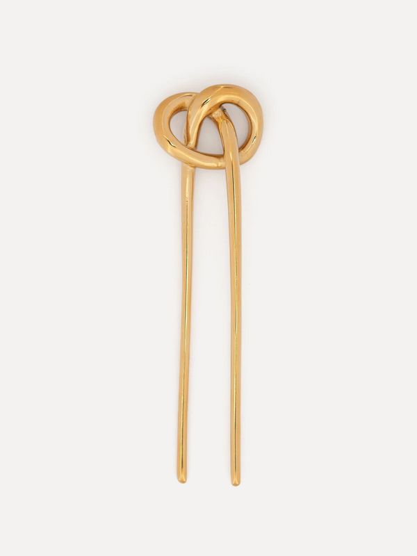Metal hair pin Gold