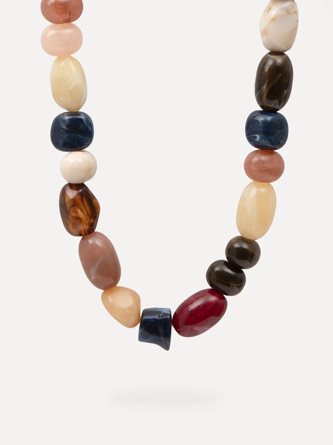 angele necklace resin stones