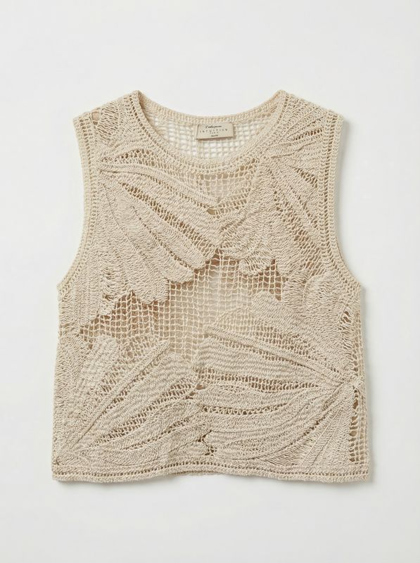 Top Crochet  Palmier