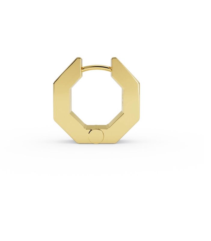 Edge small stripe earring