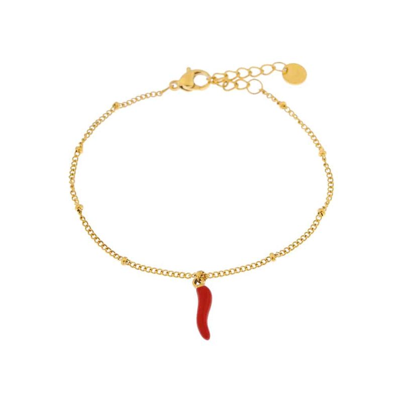 Spicy pepper  bracelet gold